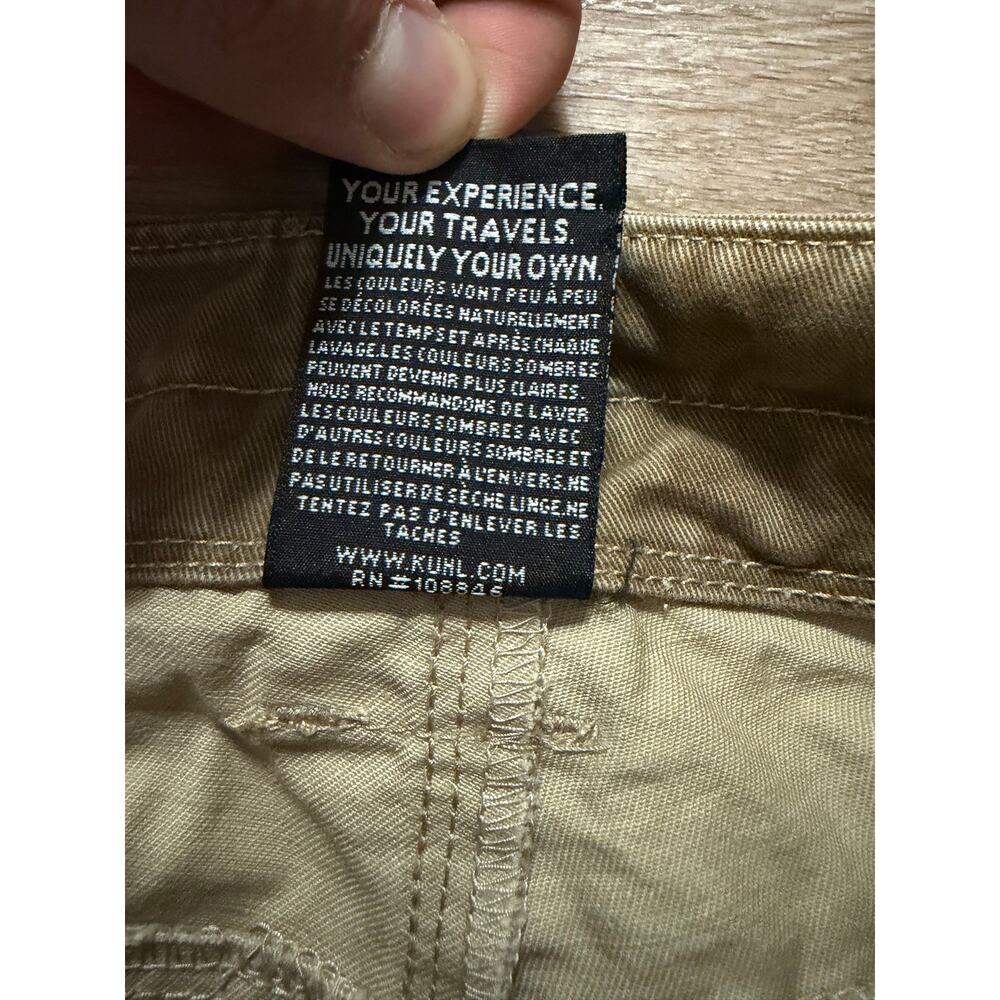 KÜHL Crag Series Outdoor Hiking Work Pants Khaki Stretch Utility 36x30 - Picture 7 of 7